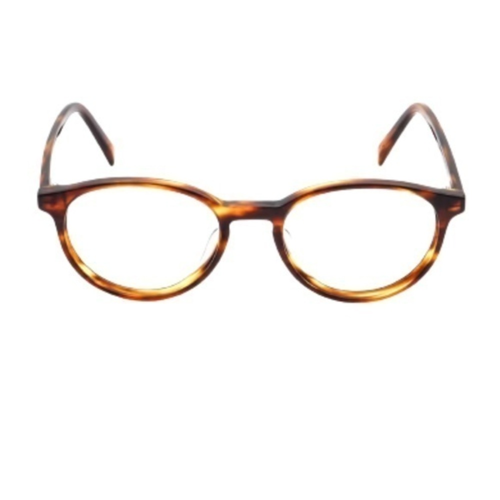 Warby Parker Watts M 280 Sugar Maple Brown tortoise shell frame and case